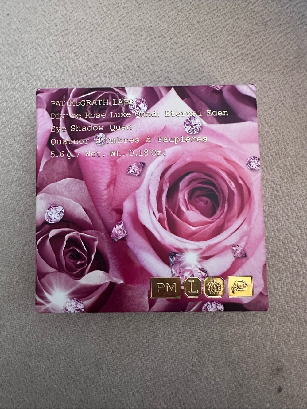 Pat McGrath Rose-Themed Eyeshadow Quad — Pink and Magenta Packaging
